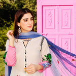 One Summer Dream Embroidered Lawn 3 Piece Un-Stitched Suit - 4400 B - test-store-for-chase-value