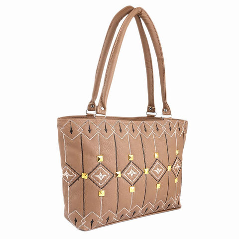 Women's Handbag (879) - Light Brown - test-store-for-chase-value