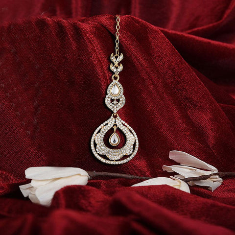 Women's Matha Patti - Golden & Silver - test-store-for-chase-value