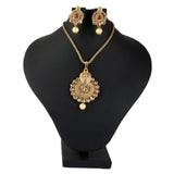 Women's Fancy Jewellery Set - Golden - test-store-for-chase-value