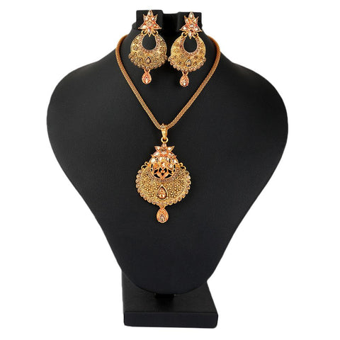 Women's Fancy Jewellery Set - Golden - test-store-for-chase-value