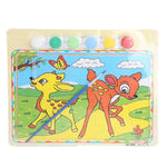 Wooden Puzzle With Painting - Multi - test-store-for-chase-value