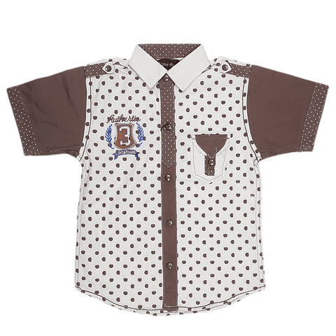 Boys Casual Shirt - Grey - test-store-for-chase-value