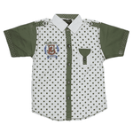 Boys Casual Shirt - Green - test-store-for-chase-value