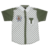 Boys Casual Shirt - Green - test-store-for-chase-value