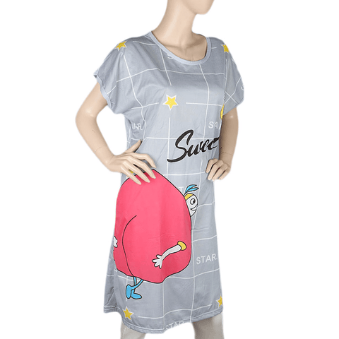 Women's Night Top - Grey - test-store-for-chase-value