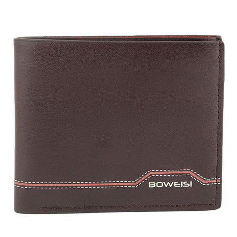 Men's Leather Wallet - Dark Brown - test-store-for-chase-value