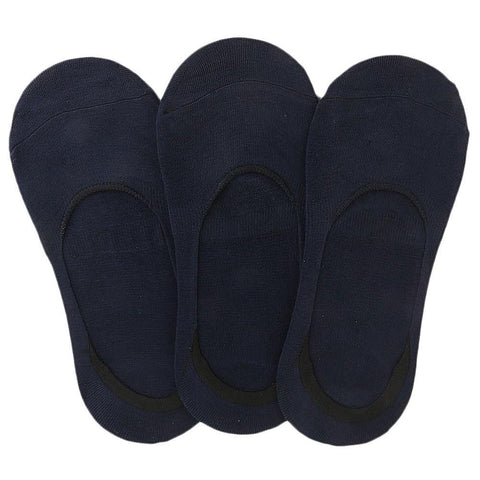 Men's Loafer Socks Pack Of 3 (Z260) - Navy Blue - test-store-for-chase-value