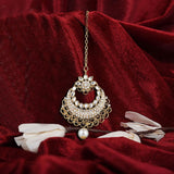 Women's Fancy Forehead Jewellery - Golden & Silver - test-store-for-chase-value