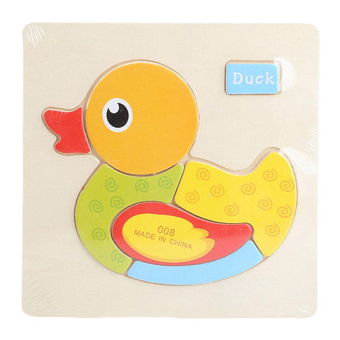 Wooden Duck Puzzle - Multi - test-store-for-chase-value