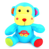 Stuffed Soft Been Monkey Toy - Blue - test-store-for-chase-value