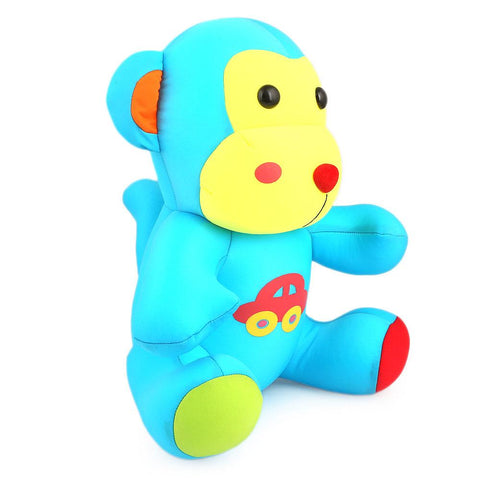 Stuffed Soft Been Monkey Toy - Blue - test-store-for-chase-value