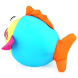 Stuffed Soft Been Fish Big Eye Toy - Yellow - Blue - test-store-for-chase-value