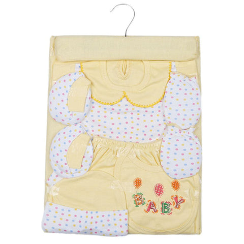 Newborn Baby Gift Suits (8 Pcs) - Yellow - test-store-for-chase-value