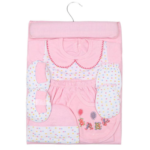 Newborn Baby Gift Suits (8 Pcs) - Pink - test-store-for-chase-value