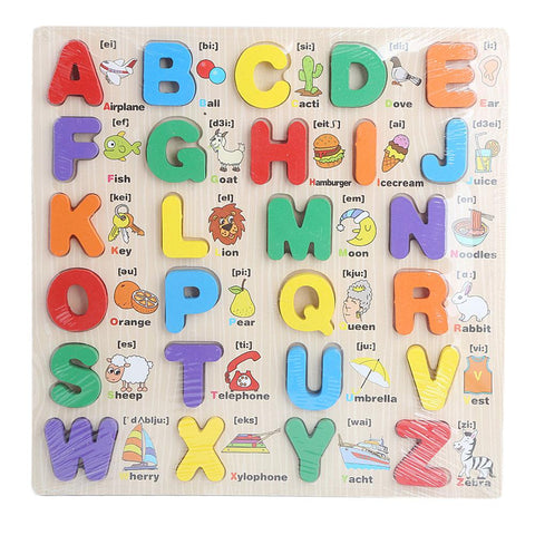 Wooden Alphabet Toy - Multi - test-store-for-chase-value