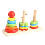 Rainbow Three Column Tower - Multi - test-store-for-chase-value