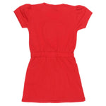 Girls Half Sleeve Long T-Shirt - Red - test-store-for-chase-value