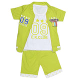 Boys 3 Pcs Suit - Green - test-store-for-chase-value