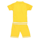 Boys 3 Pcs Suit - Yellow - test-store-for-chase-value