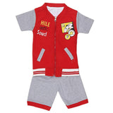 Boys 3 Pcs Suit - Red - test-store-for-chase-value