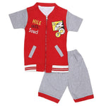 Boys 3 Pcs Suit - Red - test-store-for-chase-value