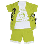 Boys 3 Pcs Suit - Green - test-store-for-chase-value