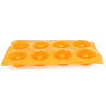 Silicone Mold 8 Pcs Tray - Orange - test-store-for-chase-value