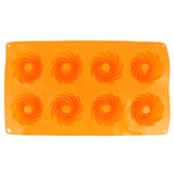 Silicone Mold 8 Pcs Tray - Orange - test-store-for-chase-value