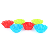 Silicone Cup Cake Mold 6 Pcs - Multi - test-store-for-chase-value