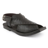 Men's Peshawari Sandals (P003) - Black - test-store-for-chase-value