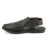 Men's Peshawari Sandals (P003) - Black - test-store-for-chase-value