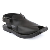 Men's Peshawari Sandals (P001) - Black - test-store-for-chase-value