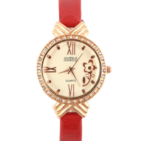 Women's Wrist Watch - Red - test-store-for-chase-value