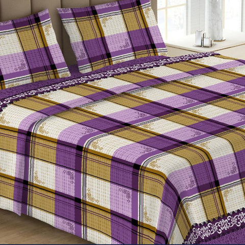 Printed Double Bed Sheet - Multi - test-store-for-chase-value