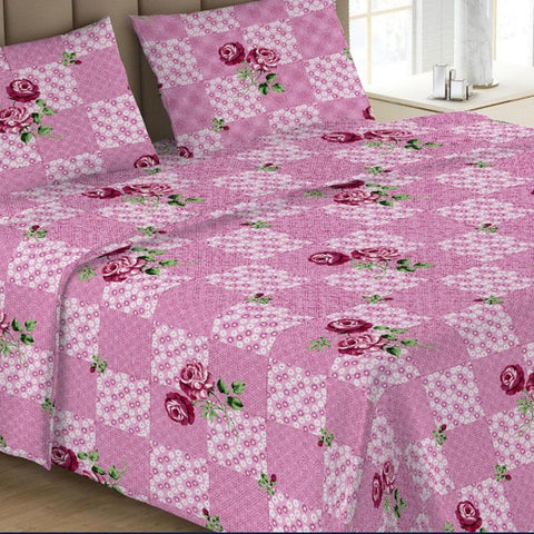 Printed Double Bed Sheet - Multi - test-store-for-chase-value