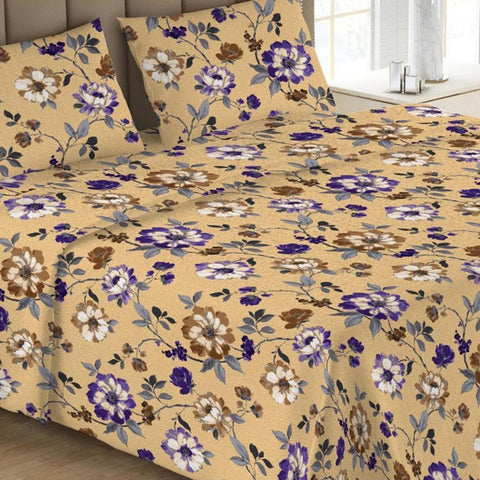 Printed Double Bed Sheet - Multi - test-store-for-chase-value