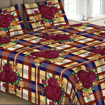 Printed Double Bed Sheet - Multi - test-store-for-chase-value