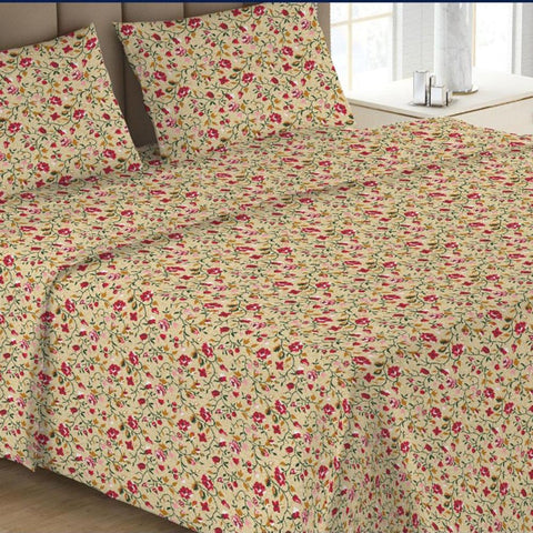 Printed Double Bed Sheet - Multi - test-store-for-chase-value