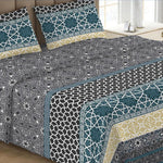 Printed Double Bed Sheet - Multi - test-store-for-chase-value