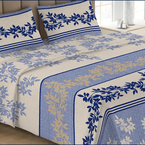 Printed Double Bed Sheet - Multi - test-store-for-chase-value