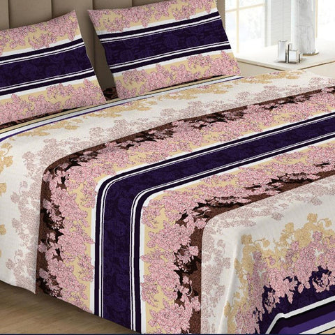 Printed Double Bed Sheet - Multi - test-store-for-chase-value