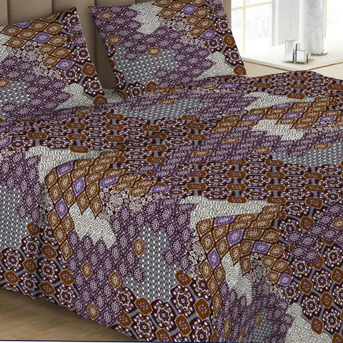Printed Double Bed Sheet - Multi - test-store-for-chase-value