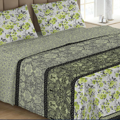 Printed Double Bed Sheet - Multi - test-store-for-chase-value
