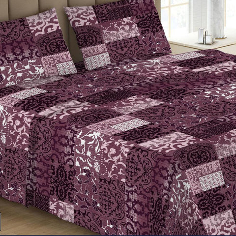 Printed Double Bed Sheet - Multi - test-store-for-chase-value