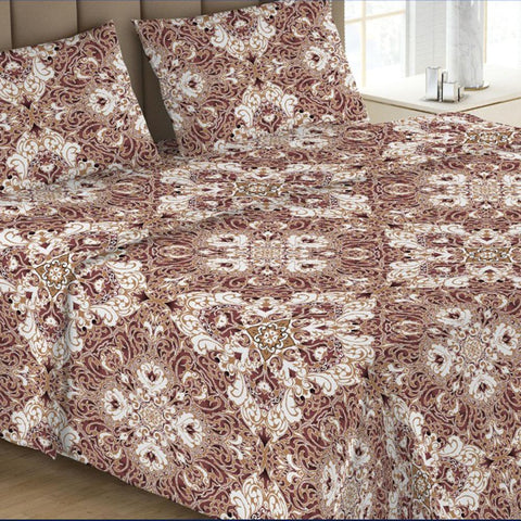 Printed Double Bed Sheet - Multi - test-store-for-chase-value