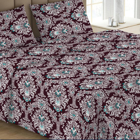 Printed Double Bed Sheet - Multi - test-store-for-chase-value