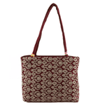 Women's Embroidery Handbag - Maroon - test-store-for-chase-value