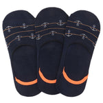 Men's Loafer Socks Pack Of 3 (Z260) - Navy Blue - test-store-for-chase-value