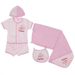 Newborn Gift Set Suits (4 Pcs) - Pink - test-store-for-chase-value
